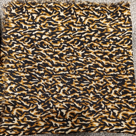 Saint Laurent Leopard Camoflouge Banadana Scarf - Picture 3 of 5